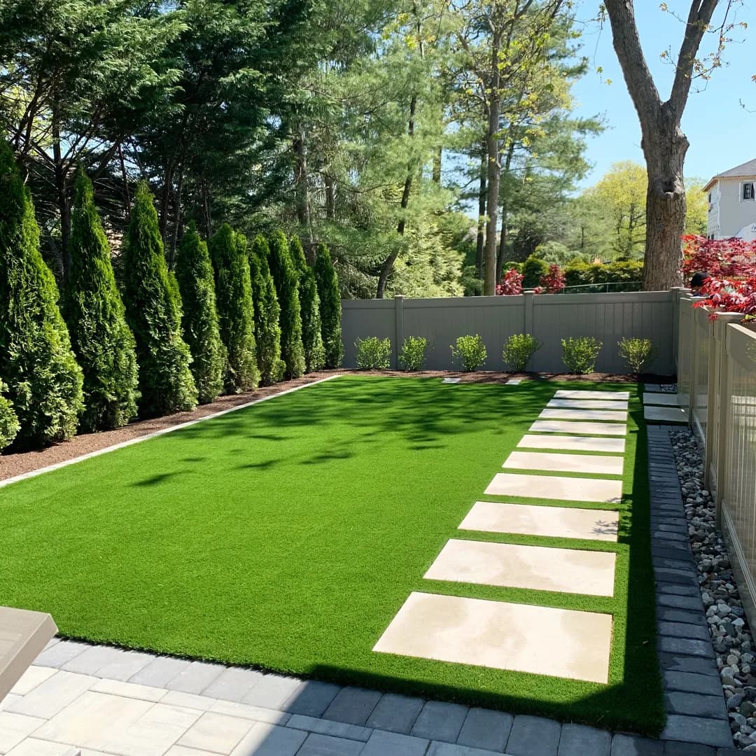 Artificial turf installation at the Cava project